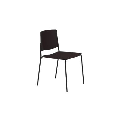 EMA CHAIR WITH 4-LEG BASE